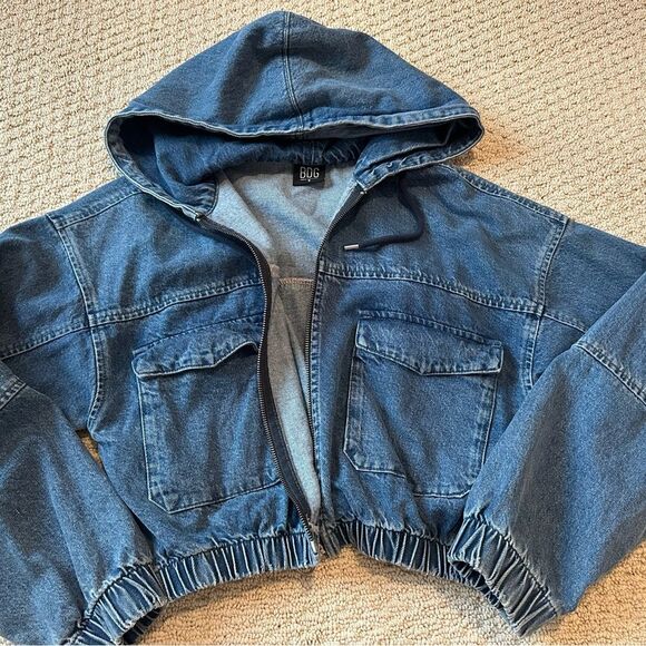 BDG cropped oversized denim jacket - Picture 1 of 4